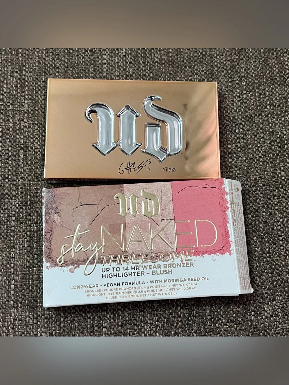 URBAN DECAY Stay Naked Threesome Blush Bronzer & Highlighter rise